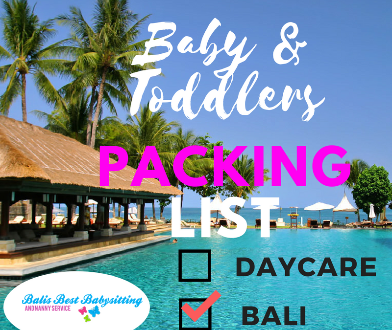 Bali Packing List – Babies & Toddlers!